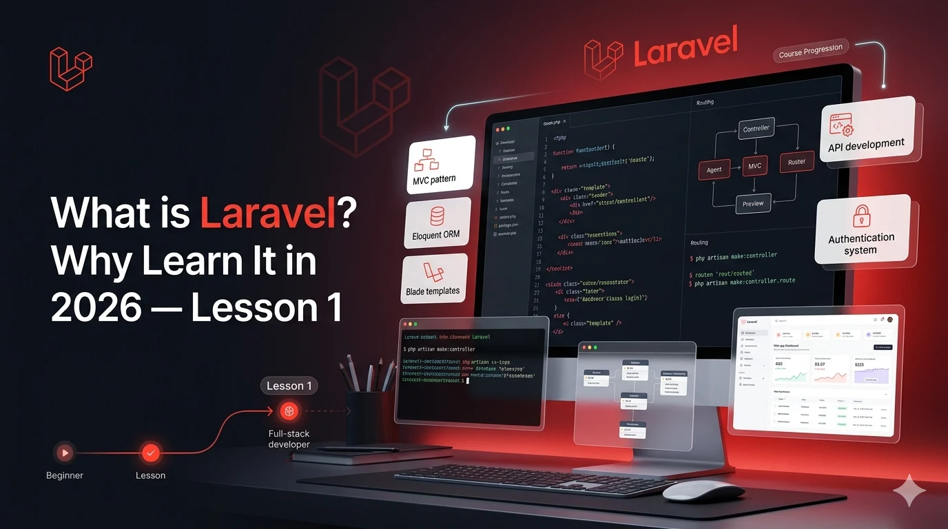What is Laravel and Why Learn It in 2026? — Lesson 1