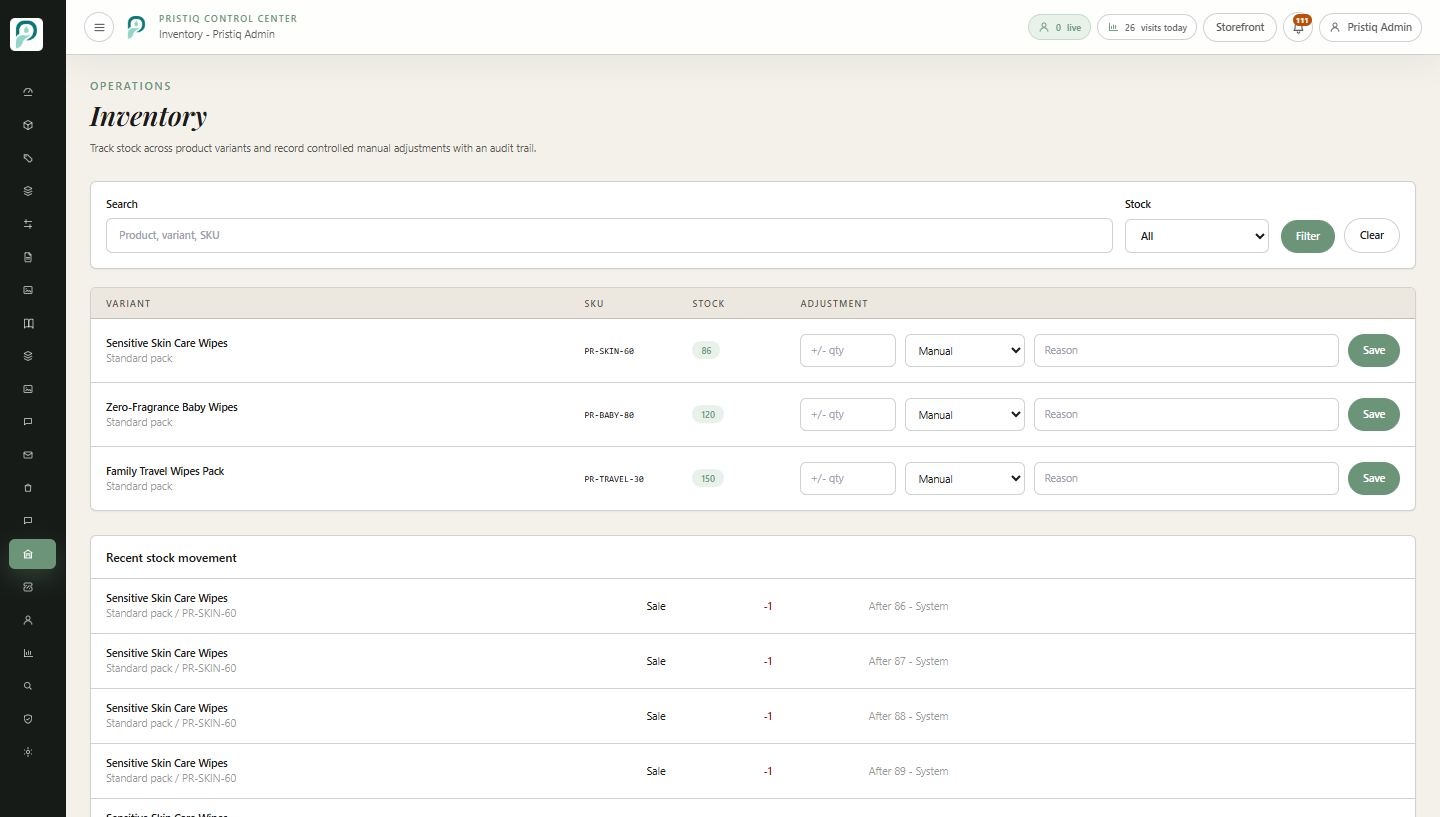 Pristiq — Laravel E-commerce Website & Admin Panel - Image 4