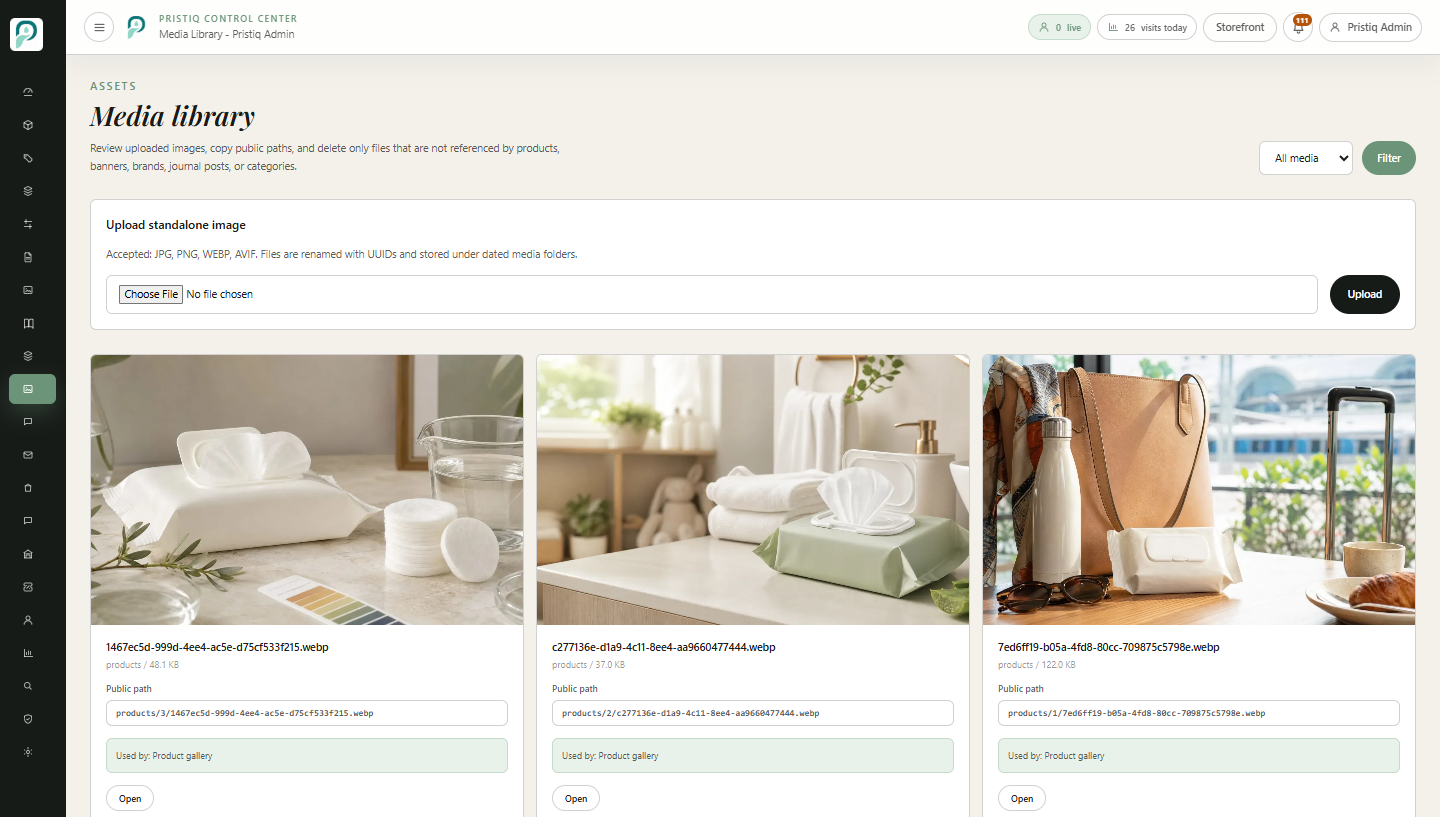 Pristiq — Laravel E-commerce Website & Admin Panel - Image 5