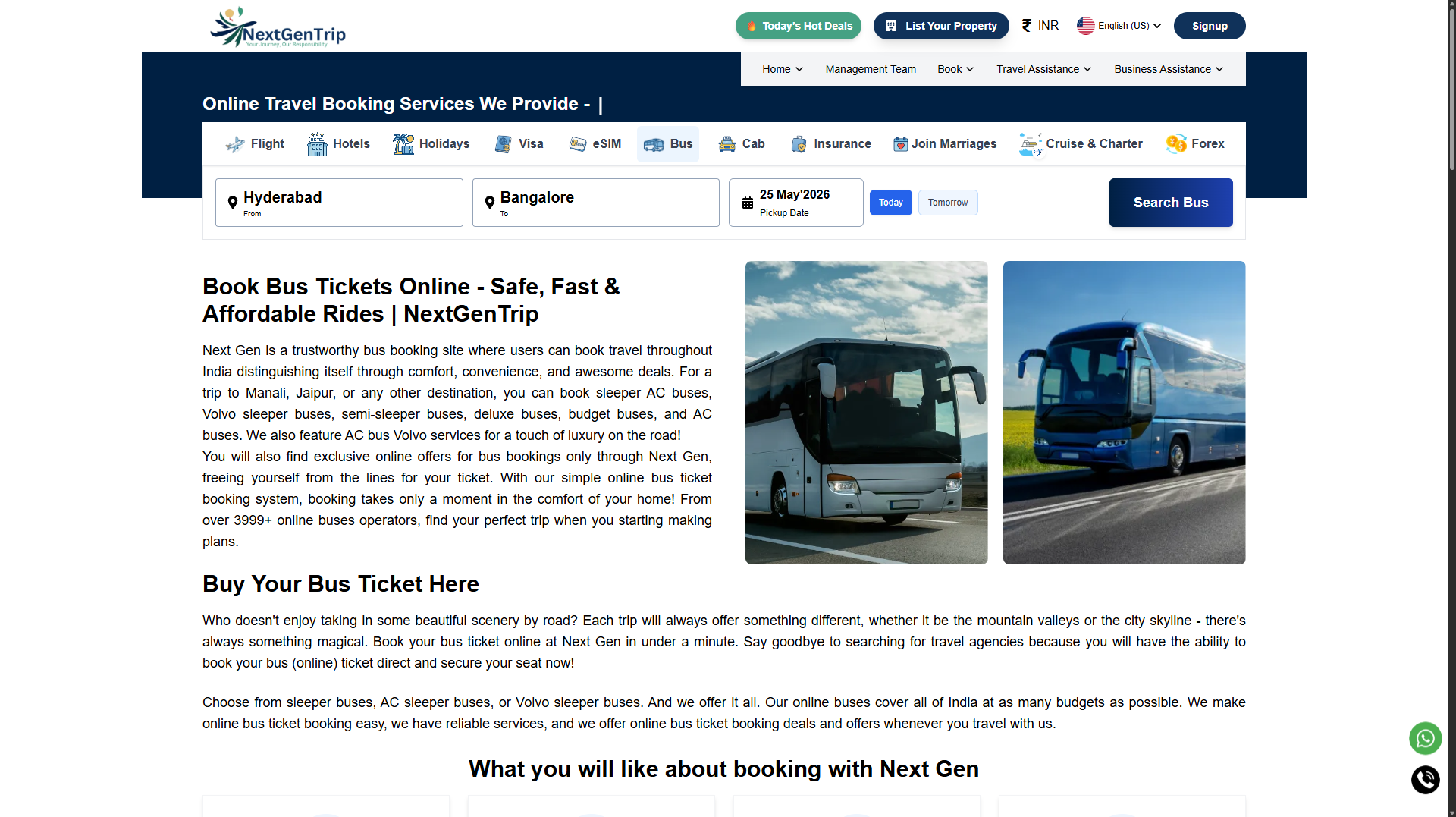 NextGenTrip — Full-Stack Travel Booking Platform