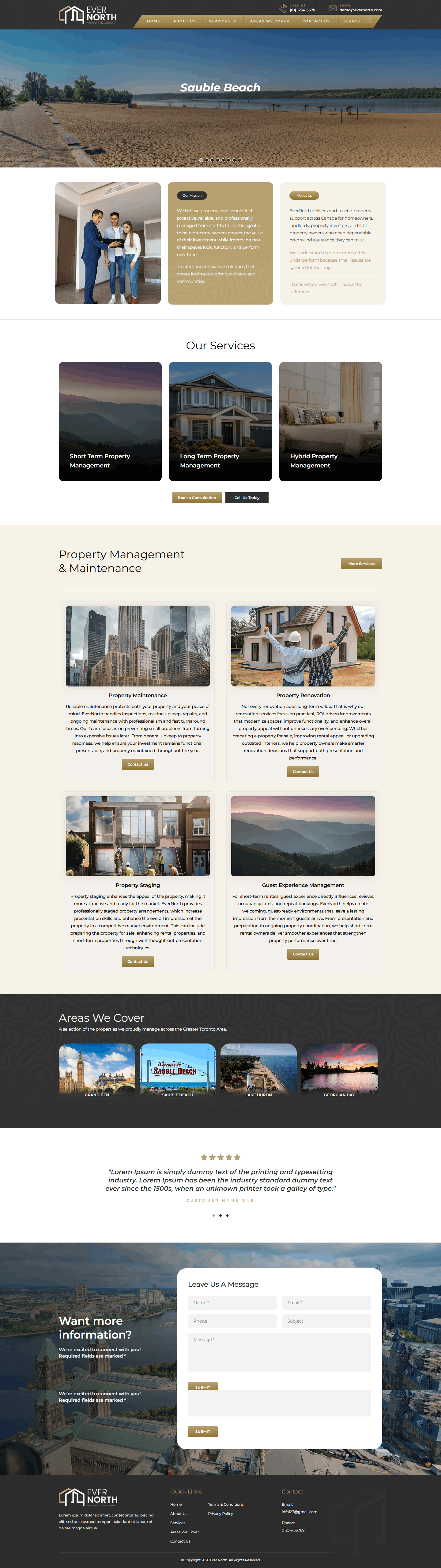 EverNorth — CMS-Driven Website Platform with Full Admin Control